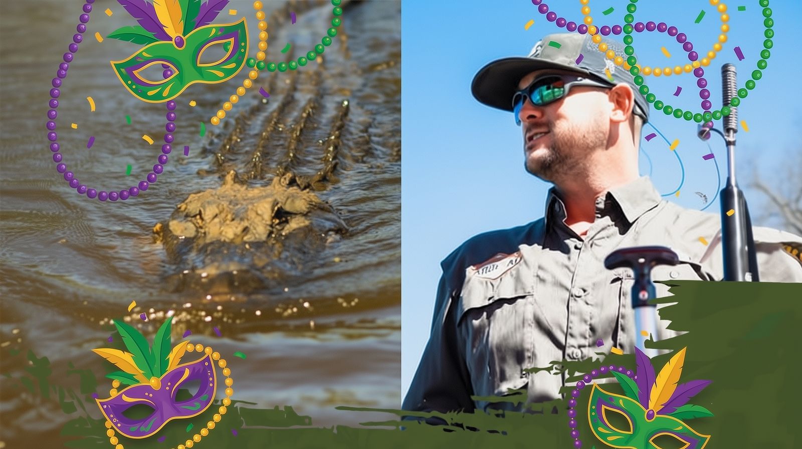 Celebrating Mardi Gras With a Swamp Tour | Basin Landing Airboat and Swamp Tour